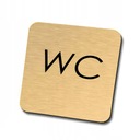 золотое информационное табло, надпись в туалете