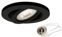Oprawa lampa Lagos oczko ruchome czarne IP65 LP-44