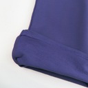 Толстовка расклешенная ЛЕГГИНГИ из свитшотной ткани FLARE, расклешенная - фиолетовый темно-синий 128