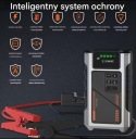 STARTOWNIK 5W1 Z КОМПРЕСОРОМ 150 PSI 6000A POWERBANK ЛІХТАРИК LED (СВІТЛОДІОД) 12V  (18174487835) фото min 6