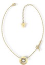 Zlatý náhrdelník Guess prívesok GUESS SOLITAIRE JUBN01459JW Celková dĺžka 40 cm
