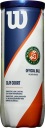 ТЕННИСНЫЕ МЯЧИ WILSON ROLAND GARROS CLAY COURT 3 ШТ WRT125000
