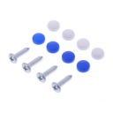 WKRĘTY MONTAŻOWE 4,8X19 DO TABLICY REJESTRACYJNEJ ZESTAW KAPTURKI