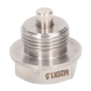 2 SZT. МАГНЕТИЧЕСКИЙ ПРОБКА ОСУШЕНИЯ МАСЛА M20X1,5MM СТАЛЬ НЕРЖАВЕЙКА P2  фото 7