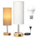 НОЧНИК С РЕГУЛИРОВКОЙ ЯРКОСТИ USB-C USB-A И РОЗЕТКОЙ ПЕРЕМЕННОГО ТОКА 3000К