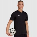 Мужская хлопковая футболка Adidas черная с коротким рукавом XL