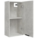 vidaXL Závesná kúpeľňová skrinka, betónová šedá, 32x20x67 cm Farba nábytku betón