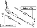 END DRIVE SHAFT KIEROWNICZEGO NISSAN TEANA J31 03-08 /LEWA/ photo 2 - milautoparts-fr.ukrlive.com