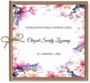 Księga gości na CHRZEST eko RUSTYK FLOWER