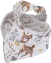 BABYMAM SOFT BIB, МИНКИ-ШАРФ НА ЛИПУЧКЕ 2-в-1