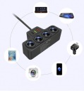 ГНЕЗДО ПРИКУРИВАТЕЛЯ АВТО USB 7 W 1, 120 W, WIELOFUNKCYJNE.  (18860007828) фото min 8