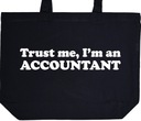 TRUST ME I'M AN ACCOUNTANT torba zakupy prezent