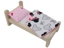КРОВАТЬ ДЛЯ КУКЛЫ, КУКЛЫ С ХЛОПКОМ + МИНКИ