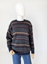 Baby Alpaca sweter vintage hand made in Peru