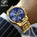 JSDUN 8718 Business Pánske mechanické hodinky Materiál remienka oceľ