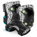 Комплект протекторів - Зелено-сині протектори для роликових ковзанів CARIBOO JUMP M