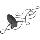 НАСТЕННЫЙ ДЕРЖАТЕЛЬ ДЛЯ КОНУСНЫХ СВЕЧ, УСТАНОВЛЕННЫХ В АНТИЧНЫЙ ДЕКОР