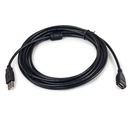 Удлинительный кабель USB PC MAX Скорость передачи данных до 480 Мбит/с, 5 м, черный