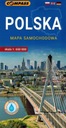 POLSKA 1:650 000 MAPA LAMINOWANA SAMOCHODOWA TURYSTYCZNA 2025 COMPASS