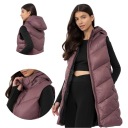 ЖЕНСКАЯ КУРТКА С ДЛИННЫМИ РУКАВАМИ И КАПЮШОНОМ 4F СПОРТИВНЫЙ ЖИЛЕТ НА ПУХЕ XXL