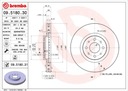 DISCOS ZAPATAS PARTE DELANTERA BREMBO LANCIA DELTA 3 