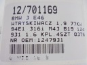 BMW 3 E46 INJECTEURS 1247931 1,6 KPL.4SZT 03768FAphoto 8