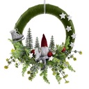 РОЖДЕСТВЕНСКИЕ УКРАШЕНИЯ ДВЕРНОЙ ВЕНОК ВЕНОК ДЕКРЕТ СЛОН РОЖДЕСТВЕНСКАЯ ЕЛКА БЕЗУШКИ ДОМ