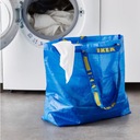 Nákupná taška pranie bazén pláž veľká modrá IKEA FRAKTA 45x45 cm 36L Hlavný materiál polypropylén