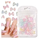 Украшения для ногтей 3D банты на ногтях голографический цвет