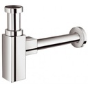 ДЕКОРАТИВНЫЙ ЛАТУННЫЙ ХРОМИРОВАННЫЙ СИФОН ДЛЯ УМЫВАЛЬНИКА