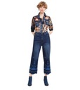 Spodnie Desigual damskie jeansy kuloty 7/8 W28 Rozmiar 28