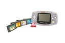 Портативная консоль Nintendo GameBoy Advance (GBA) Glacier + игры