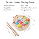 Деревянная игра-рыбалка «КОТЕНОК-Лягушка» «Ловля рыбы»