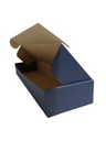 Коробка картонная 50х14,5х7 см, снаружи синяя. Волна Е