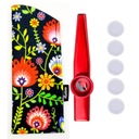 Czerwone KAZOO Polish folk ETUI + MEMBRANY