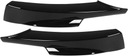 FLAPSY BRIDA DE PARAGOLPES BMW E90 E91 M PAQUETE SPOILER PARTE DELANTERA NEGRO LUSTRE 