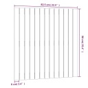 VIDAXL WEZGLOWIE ROULEMENTS COULEUR GRISE 82,5X3X90 CM, LITE BOIS SOSNOWEphoto 8