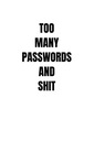 Пышные блокноты, Кейт, слишком много паролей и всякая ерунда: органайзер паролей и журнал