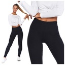 ЧЕРНЫЕ ЖЕНСКИЕ ДЛИННЫЕ БАЗОВЫЕ ЛЕГГИНГИ MORAJ - S/M