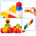 DIPLO Kocky 3 pre deti konštrukčné plastové 89el. Značka Montessori