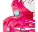 Роликовые коньки Фигурные коньки 2в1 Регулируемое колесо RAVEN Lia Pink 27-30 со светодиодной подсветкой