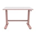 Регулируемый стол с ручкой для ребенка, розовый.