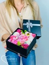 FLOWERBOX RUŽE MYDLOVÉ KVETY S MYDLOM V DARČEKOVEJ KRABIČKE DEŇ ŽIEN HIT Stav balenia originálne