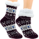 Teplé detské Ponožky Zimné Veľkosť 31-35 Protišmykové