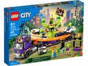 LEGO City 60313 Park Rozrywki Ciężarówka Karuzela Rollercoaster Klocki 6+