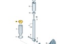 GOMA SUSPENSIONES PARTE TRASERA 1J0512149B ORIGINAL 