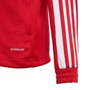 Bluza dla dzieci adidas Squadra 21 Training Youth czerwona GP6458 116cm Właściwości oddychające odprowadzające wilgoć szybkoschnące