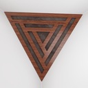 2szt Pułapki Basowe Kątowa Triangle SCIFI-F | Orzech-brązowy