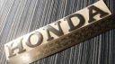HONDA НАДПИС 3D SILVER 1 ШТ 17CM CBR CBF GL CIVIC GOLD WING DEAUVILLE CB750  (14957477751) фото min 5