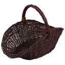 @ ДЕРЕВЯННАЯ КОРЗИНА, плетеная, темные овальные КОРЗИНЫ